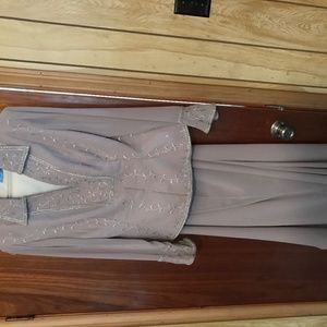 evening dress two piece